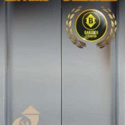 درب نیمه اتوماتیک سانترال آسانسور صدرا - عرض 80 قیمت خرید