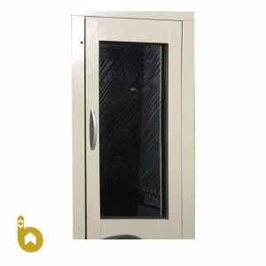 درب لولایی آسانسور طرح شیشه ای قیمت خرید
