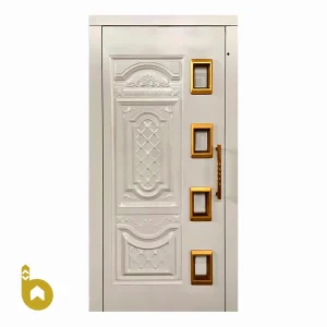 درب لولایی آسانسور | طرح ایساتیس | عرض 80