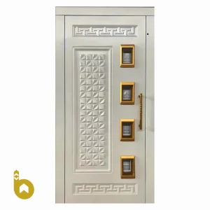 درب لولایی آسانسور | طرح پانیذ | عرض 80