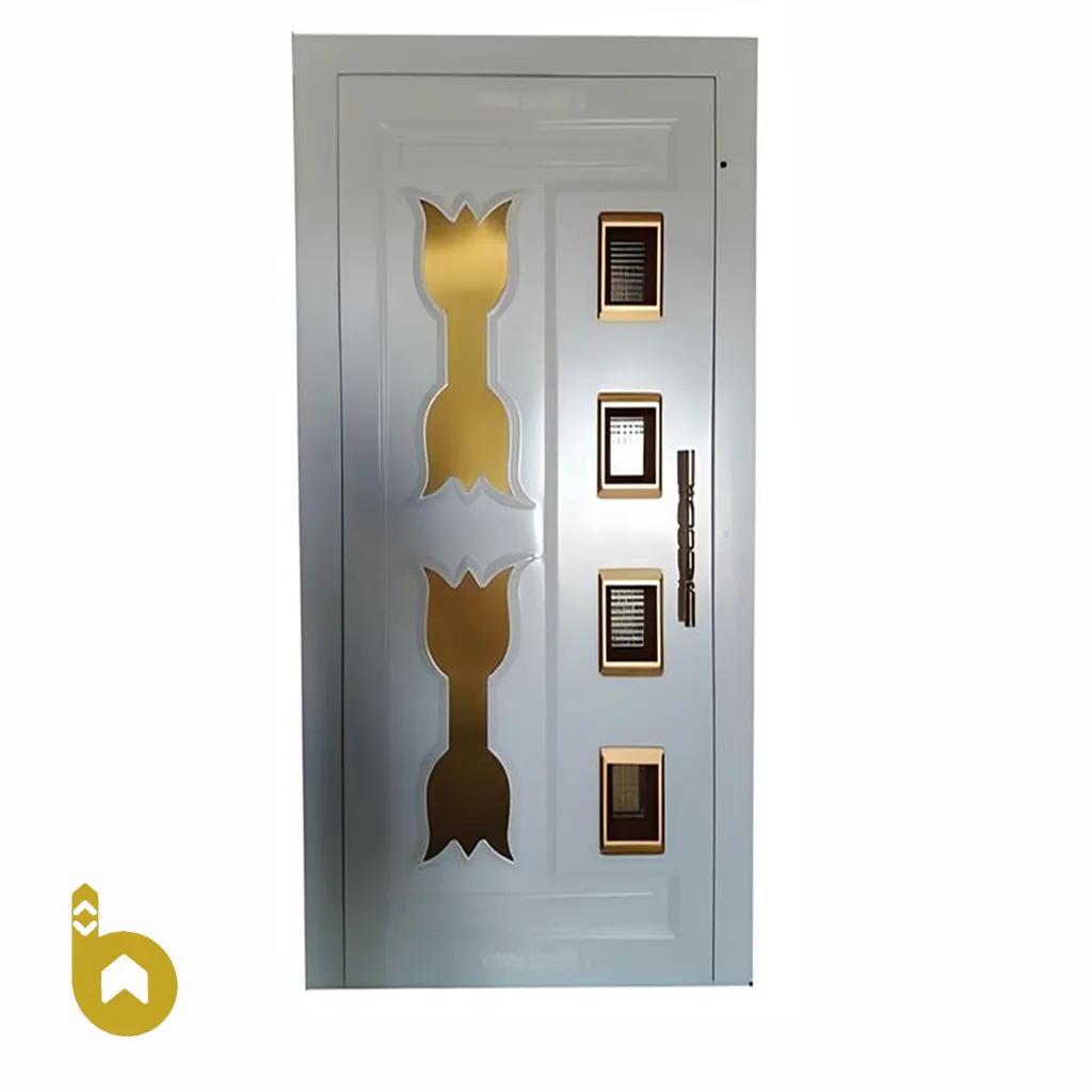 طرح گل لاله درب لولایی گل لاله آسانسور قیمت خرید