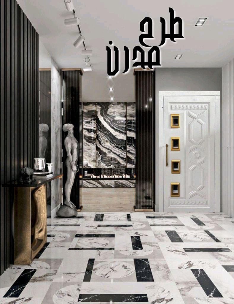 درب لولایی آسانسور مدرن