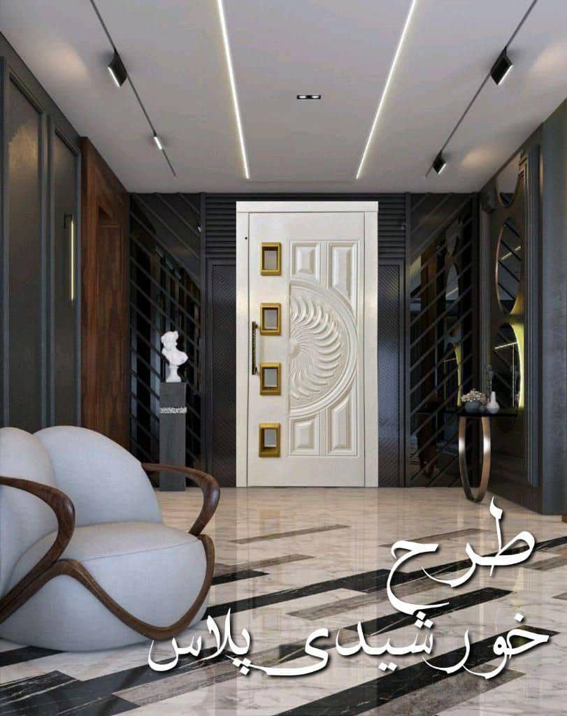 درب لولایی آسانسور خورشیدی پلاس