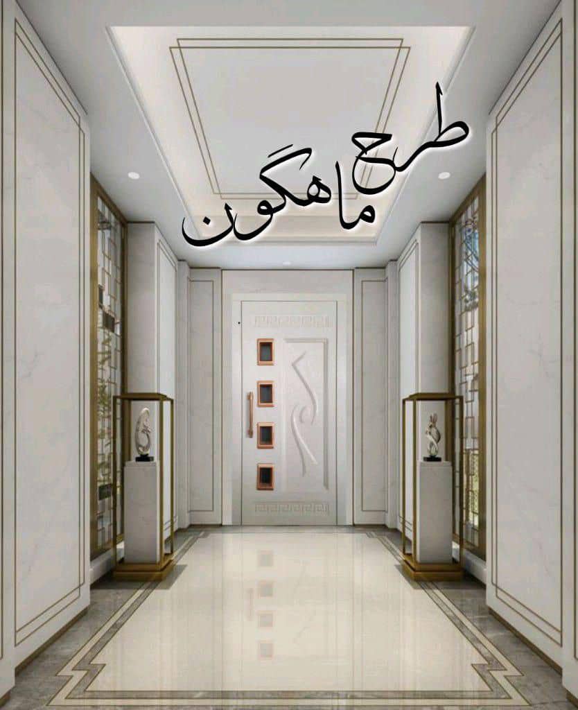 درب لولایی آسانسور ماهگون