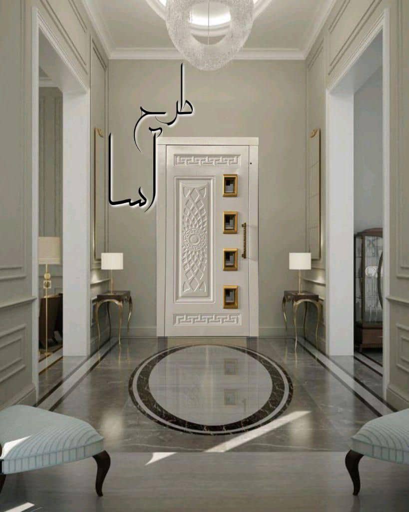 درب لولایی آسانسور آسا