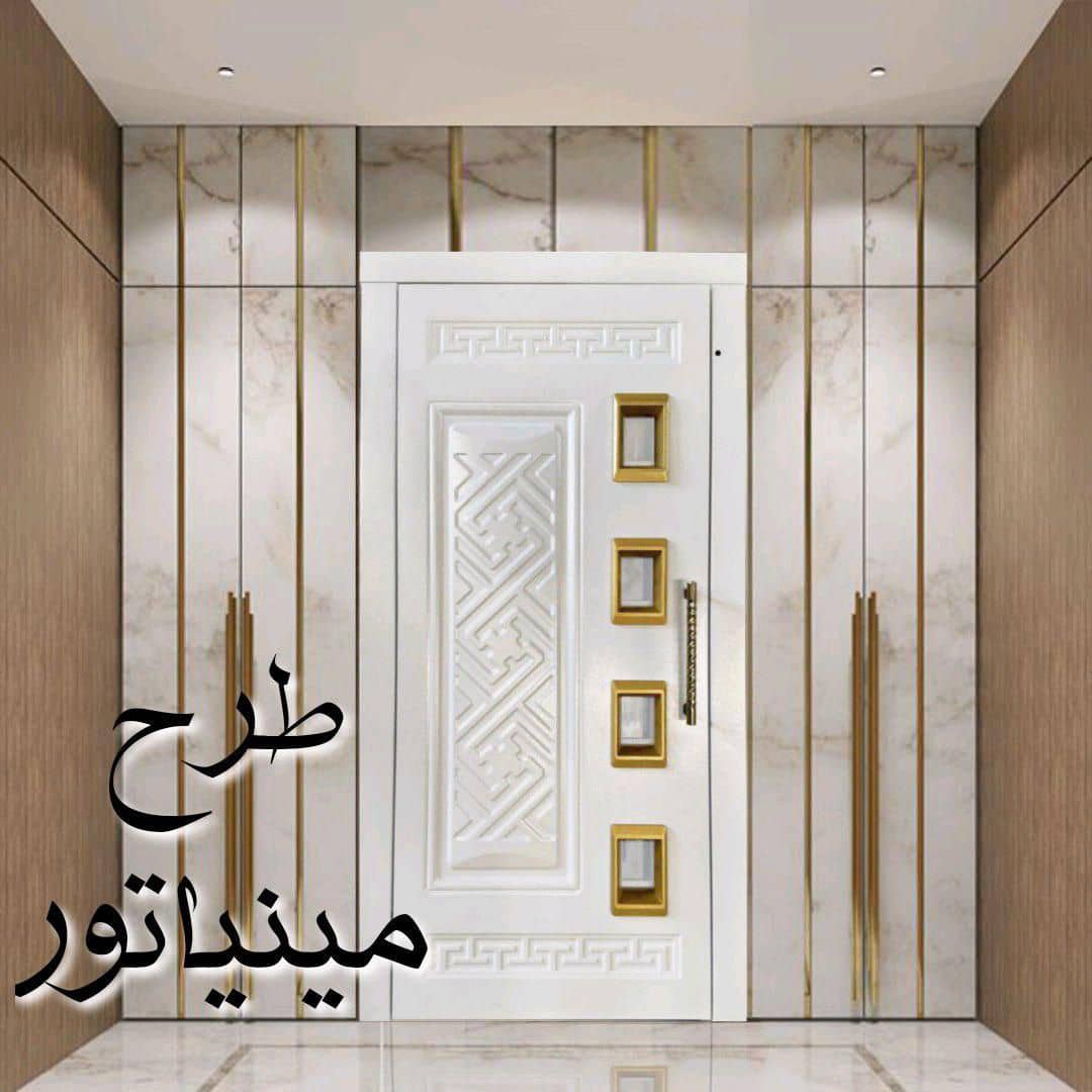 درب لولایی آسانسور مینیاتوری