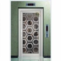 درب لولایی شیشه ای آسانسور – طرح 6 ضلعی