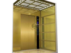 کابین آسانسور استیل طلایی کد 10301