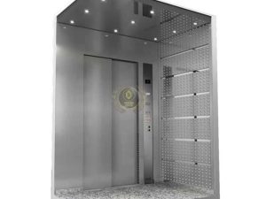 کابین آسانسور استیل نقره ای کد 10213