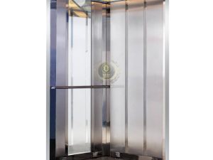 کابین آسانسور استیل نقره ای کد 10223